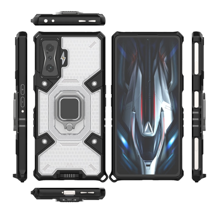 For Xiaomi Redmi K50 Gaming Space PC+TPU Shockproof Phone Case with Ring Holder