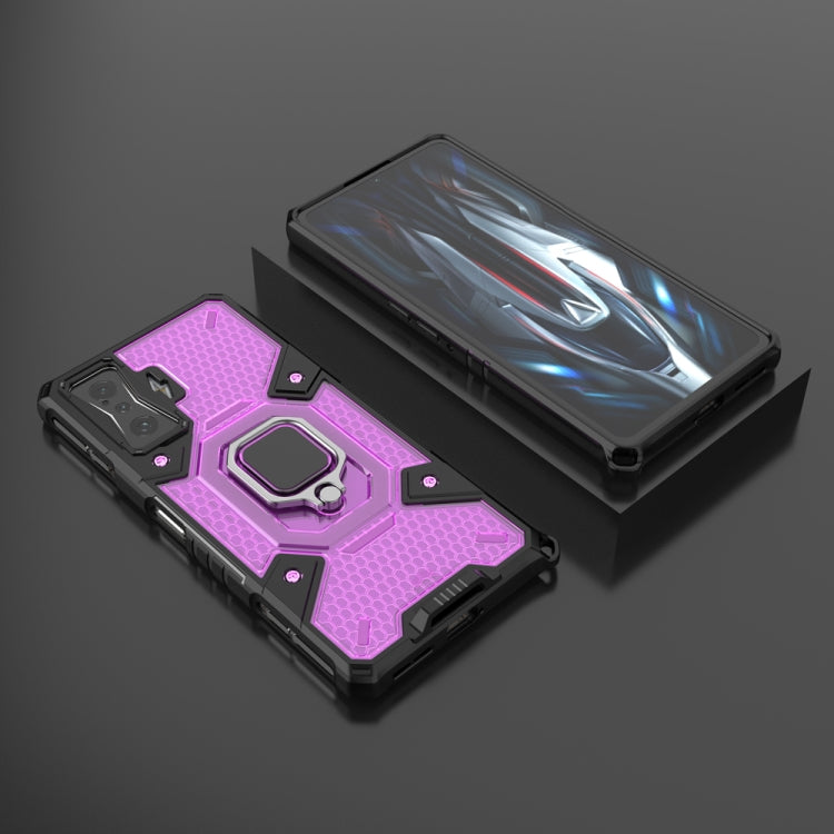 For Xiaomi Redmi K50 Gaming Space PC+TPU Shockproof Phone Case with Ring Holder