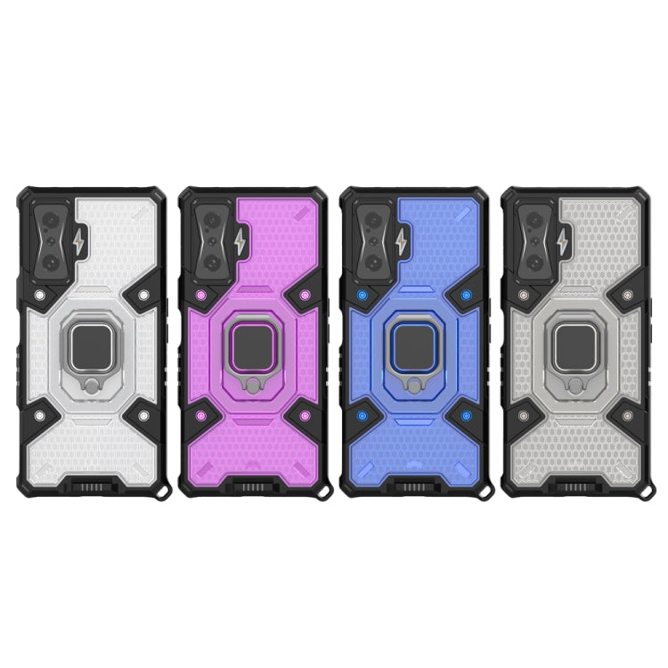 For Xiaomi Redmi K50 Gaming Space PC+TPU Shockproof Phone Case with Ring Holder