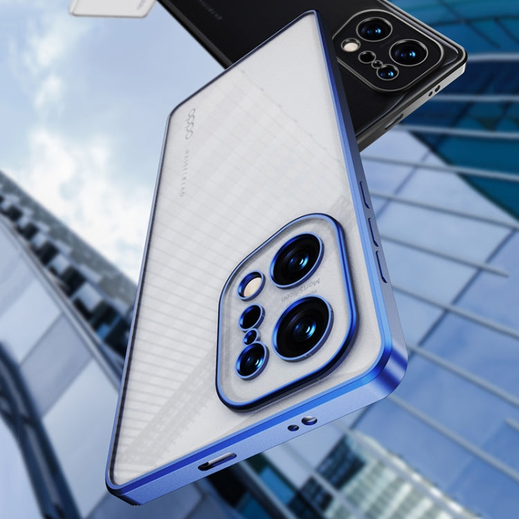 For OPPO Find X5 Electroplated Frosted Phone Case