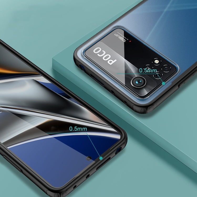 For Xiaomi Poco X4 Pro 5G Four-corner Shockproof TPU + PC Protective Phone Case