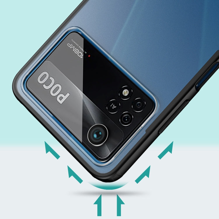 For Xiaomi Poco X4 Pro 5G Four-corner Shockproof TPU + PC Protective Phone Case