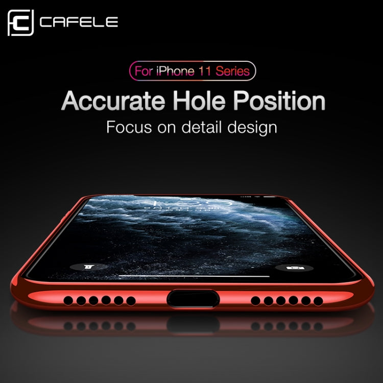 For iPhone 11 Pro CAFELE Shockproof Full Coverage Electroplating TPU Protective Case