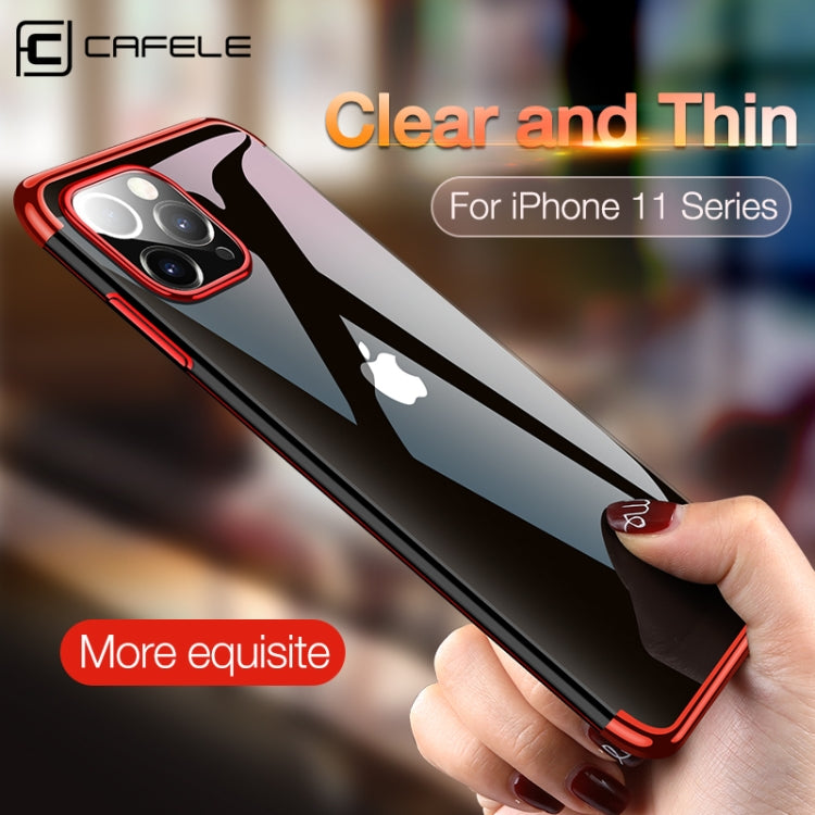 For iPhone 11 Pro For iPhone 11 CAFELE Shockproof Full Coverage Electroplating TPU Protective Case