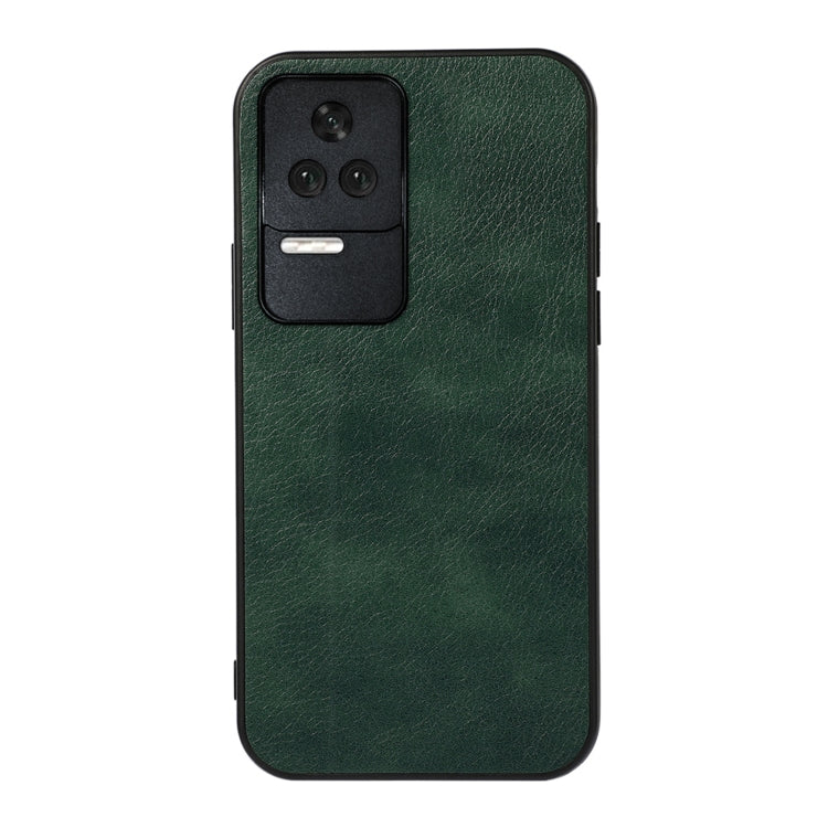 For Xiaomi Redmi K40S 5G Two-color Litchi Texture PU Phone Case