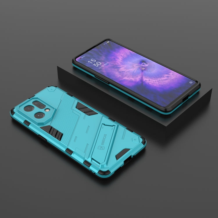 For OPPO Find X5 Punk Armor 2 in 1 PC + TPU Shockproof Phone Case with Invisible Holder