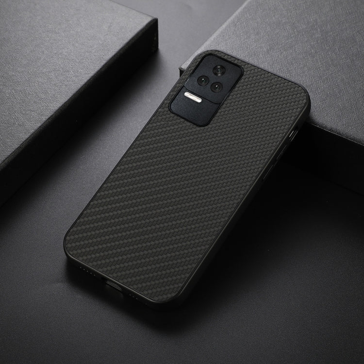 For Xiaomi Redmi K50/K50 Pro Fine Hole Carbon Fiber Texture Shockproof Phone Case