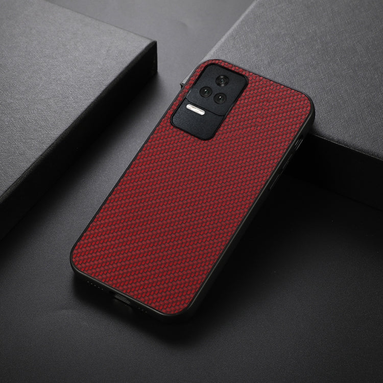 For Xiaomi Redmi K50/K50 Pro Fine Hole Carbon Fiber Texture Shockproof Phone Case