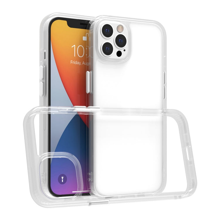 For iPhone 12 / 12 Pro Kingsteel Wolf Glass Phone Case