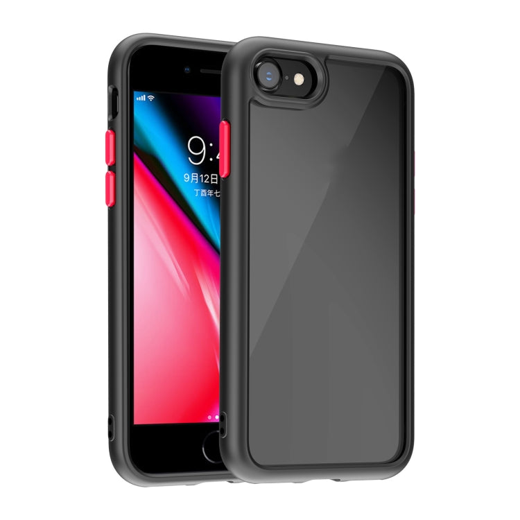 For iPhone SE 2022 / SE 2020 / 8 / 7 Kingsteel Wolf Glass Phone Case