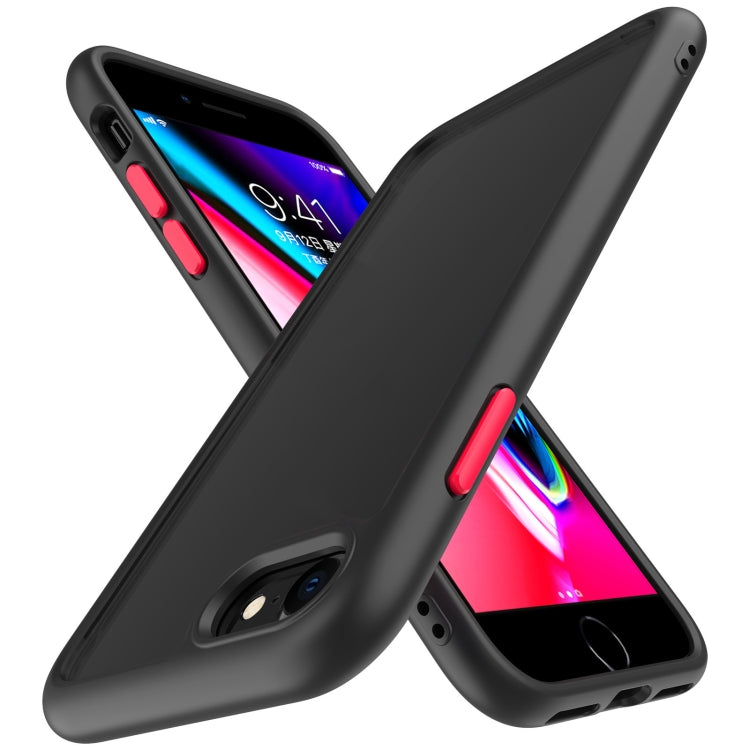 For iPhone SE 2022 / SE 2020 / 8 / 7 Kingsteel Wolf Glass Phone Case