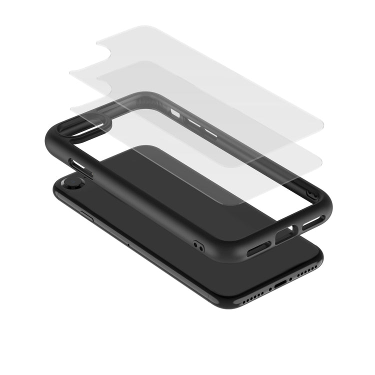 For iPhone SE 2022 / SE 2020 / 8 / 7 Kingsteel Wolf Glass Phone Case