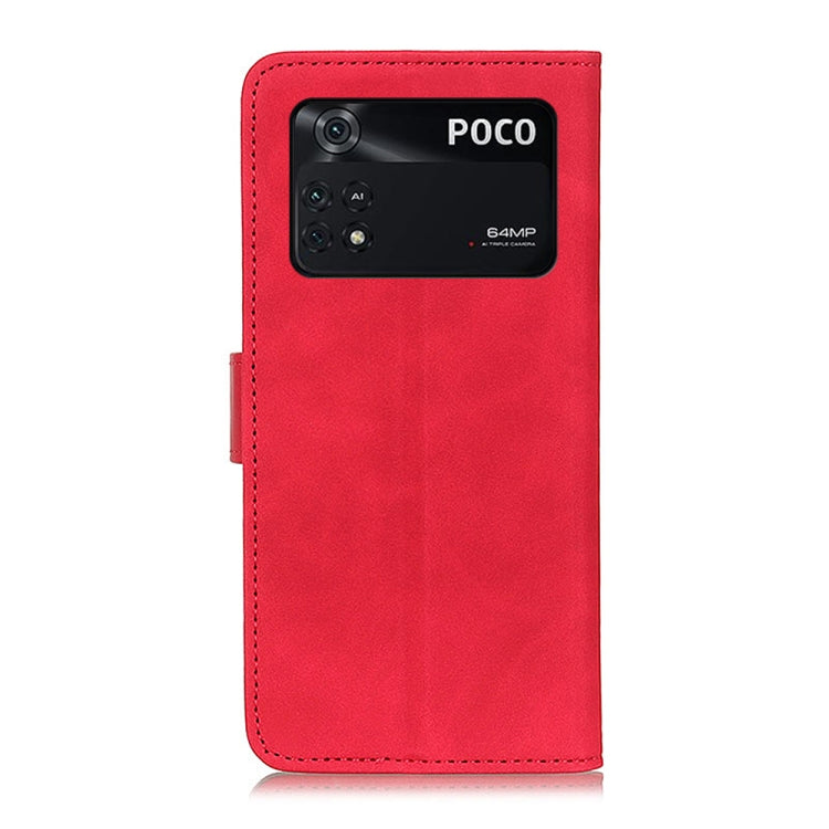 For Xiaomi Poco M4 Pro 4G KHAZNEH Retro Texture Horizontal Flip Leather Phone Case