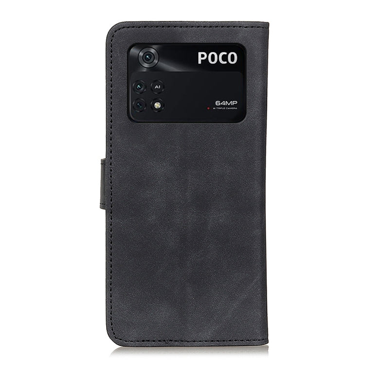 For Xiaomi Poco M4 Pro 4G KHAZNEH Retro Texture Horizontal Flip Leather Phone Case