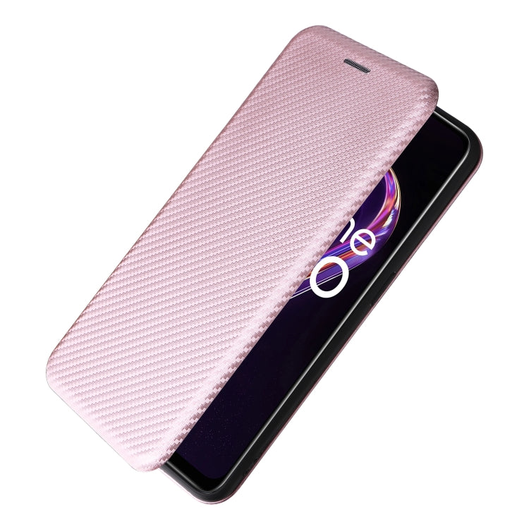 For OPPO Realme 9 Pro Carbon Fiber Texture Leather Phone Case