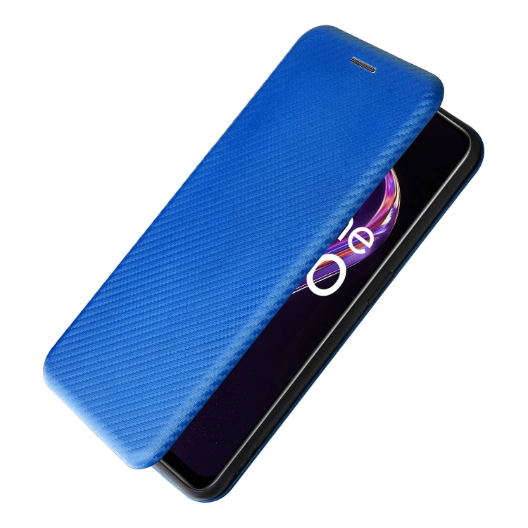 For OPPO Realme 9 Pro Carbon Fiber Texture Leather Phone Case