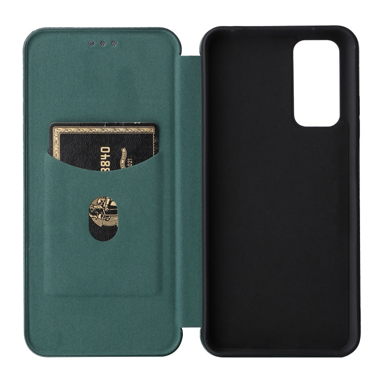 For Xiaomi Redmi Note 11 4G / Note 11S 4G Carbon Fiber Texture Leather Phone Case