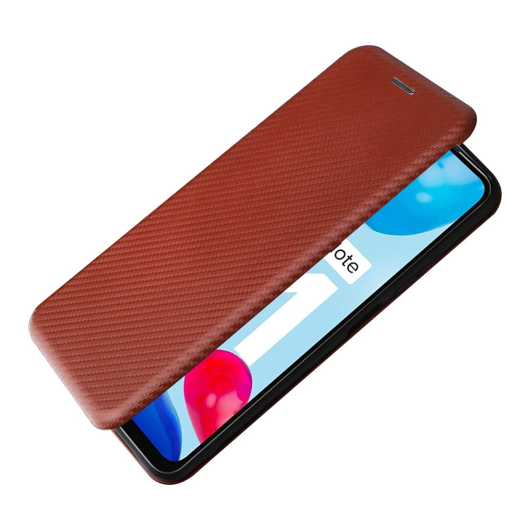 For Xiaomi Redmi Note 11 4G / Note 11S 4G Carbon Fiber Texture Leather Phone Case