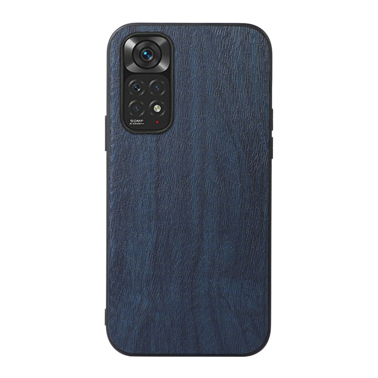 For Xiaomi Redmi Note 11 4G / Note 11S Wood Texture PU Phone Case