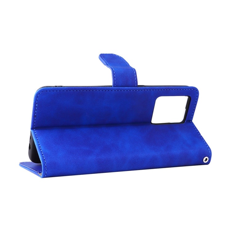 For OPPO Realme 9 Pro+ Skin Feel Magnetic Buckle Calf Texture Leather Phone Case