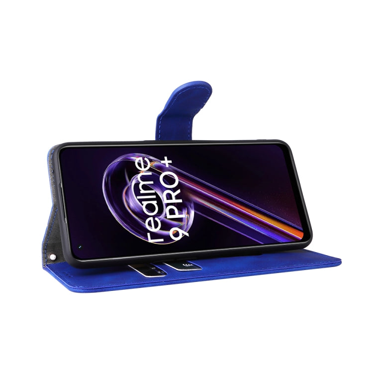 For OPPO Realme 9 Pro+ Skin Feel Magnetic Buckle Calf Texture Leather Phone Case