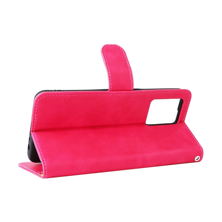 For OPPO Realme 9 Pro+ Skin Feel Magnetic Buckle Calf Texture Leather Phone Case