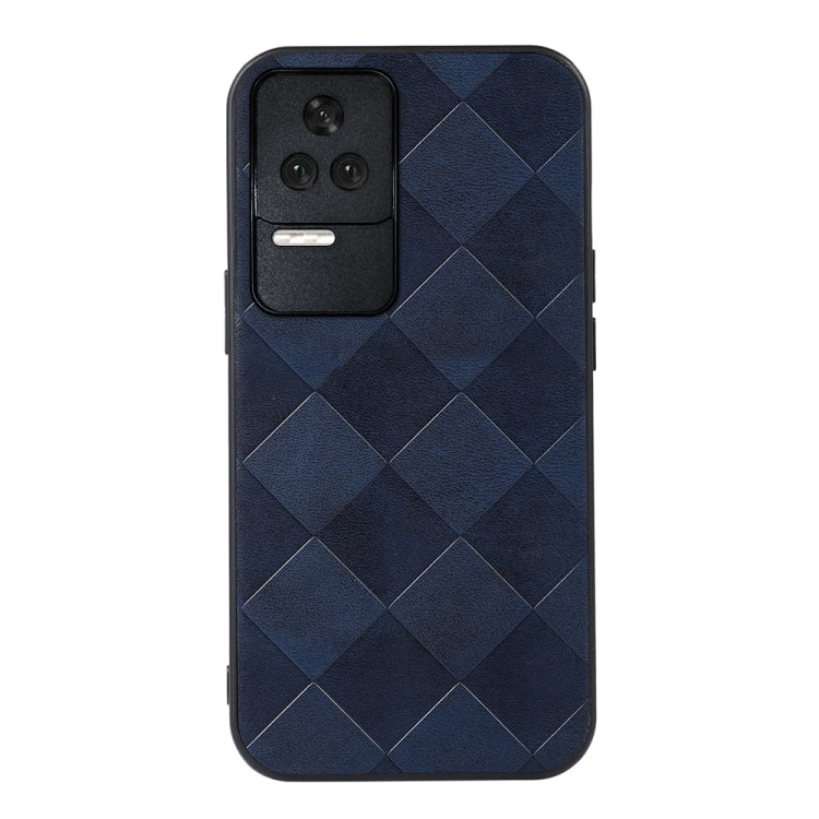 For Xiaomi Redmi K40S 5G Weave Plaid PU Phone Case