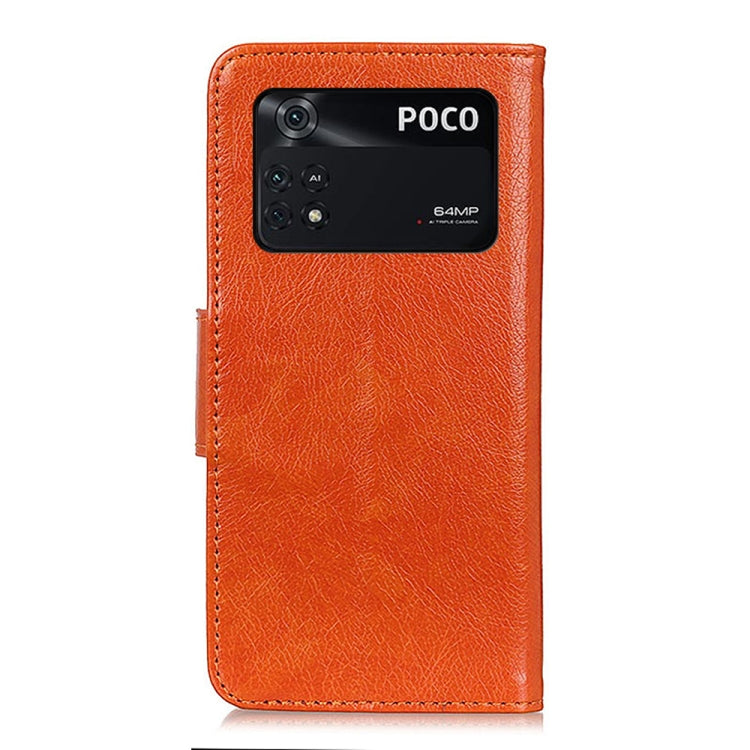 For Xiaomi Poco M4 Pro Nappa Texture Horizontal Flip Leather Phone Case