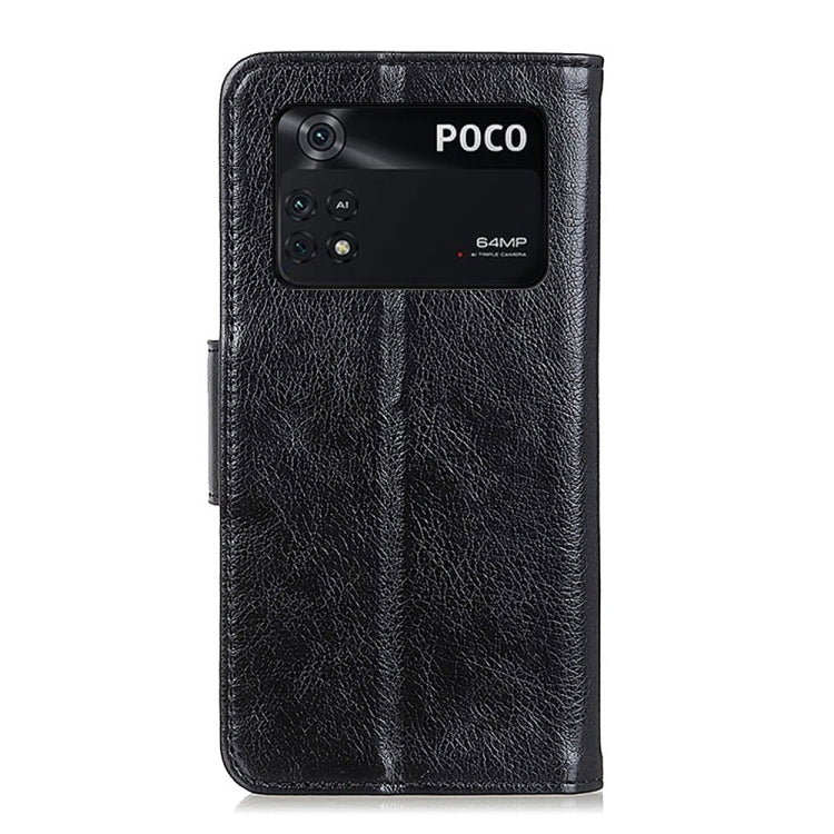 For Xiaomi Poco M4 Pro Nappa Texture Horizontal Flip Leather Phone Case