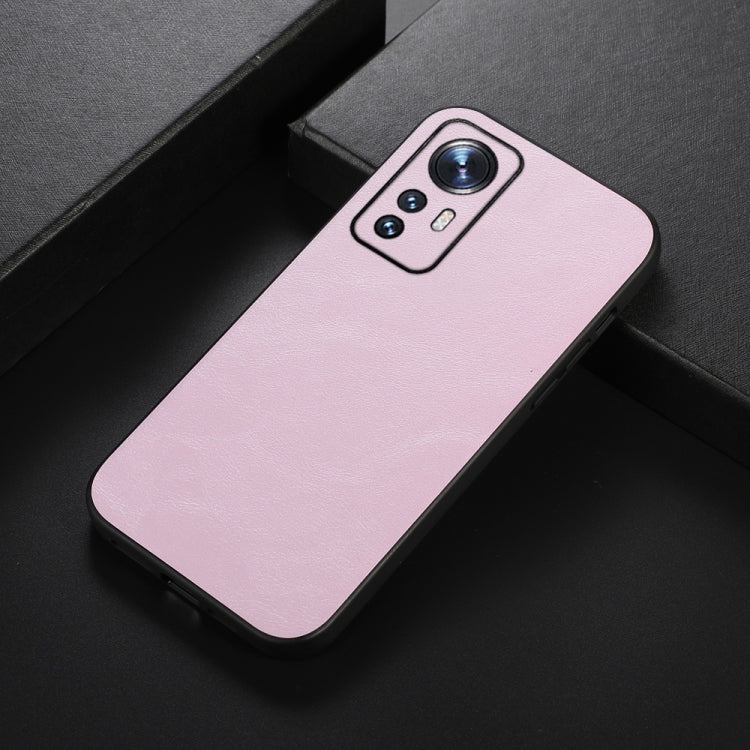 For Xiaomi 12 Pro Cowhide Texture PU Phone Case