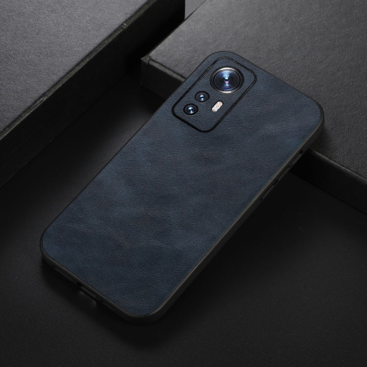 For Xiaomi 12 Pro Cowhide Texture PU Phone Case