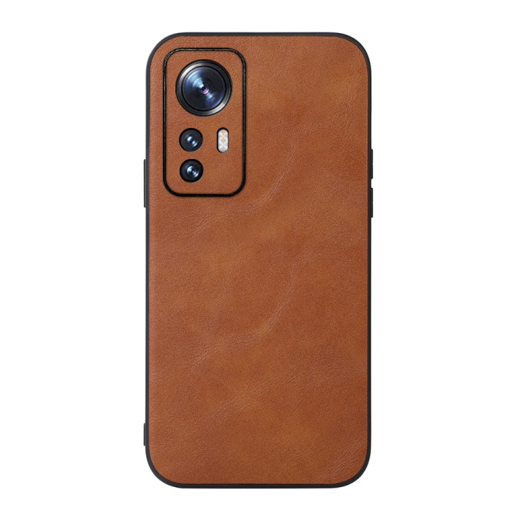 For Xiaomi 12 / 12X Cowhide Texture PU Phone Case