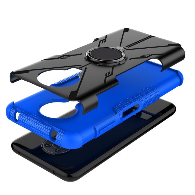 For Nokia G10 / G20 Armor Bear Shockproof PC + TPU Phone Protective Case with Ring Holder