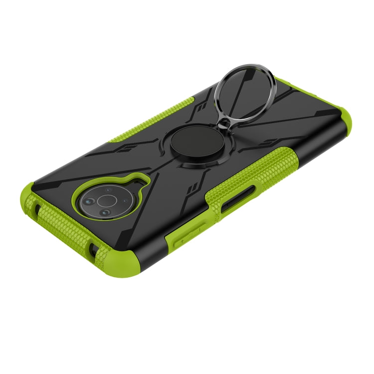 For Nokia G10 / G20 Armor Bear Shockproof PC + TPU Phone Protective Case with Ring Holder