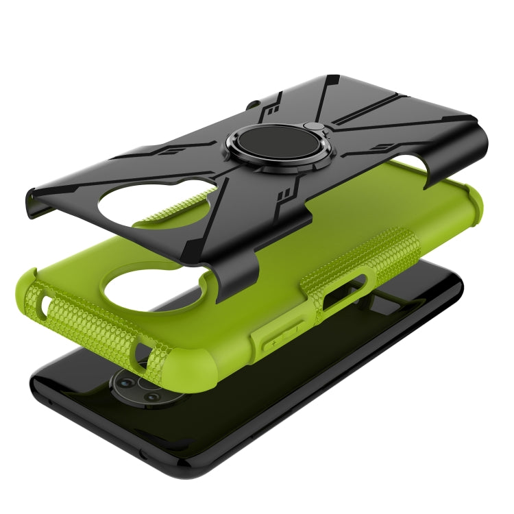 For Nokia G10 / G20 Armor Bear Shockproof PC + TPU Phone Protective Case with Ring Holder