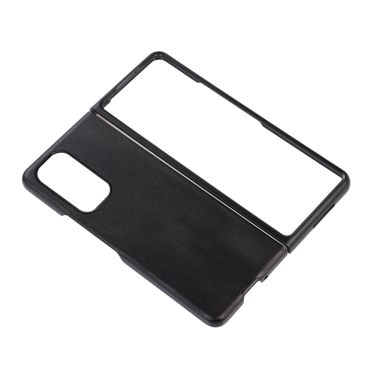 For Xiaomi Mi Mix Fold Yellow Cow Texture PU Phone Case