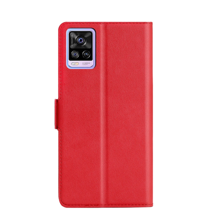 For vivo S7 5G / V20 Pro Ultra-thin Voltage Side Buckle PU + TPU Leather Phone Case