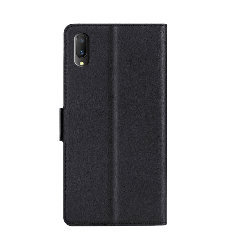 For vivo V11 Ultra-thin Voltage Side Buckle PU + TPU Leather Phone Case