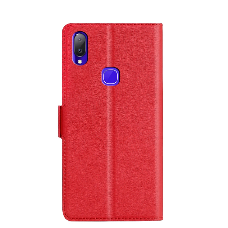 For vivo V11i Ultra-thin Voltage Side Buckle PU + TPU Leather Phone Case