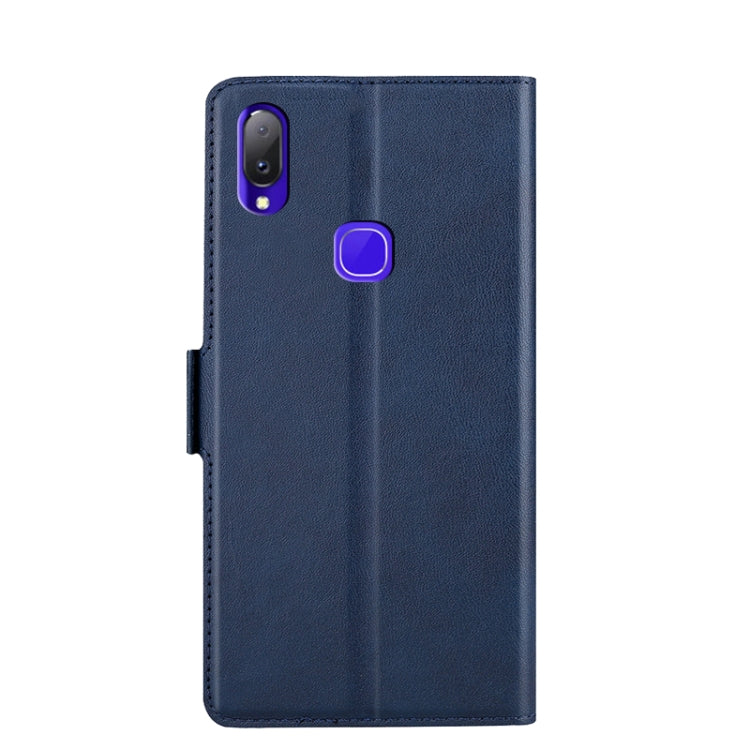 For vivo V11i Ultra-thin Voltage Side Buckle PU + TPU Leather Phone Case