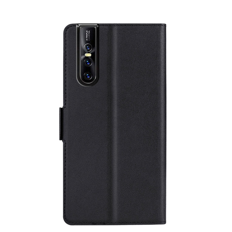 For vivo V15 Pro Ultra-thin Voltage Side Buckle PU + TPU Leather Phone Case