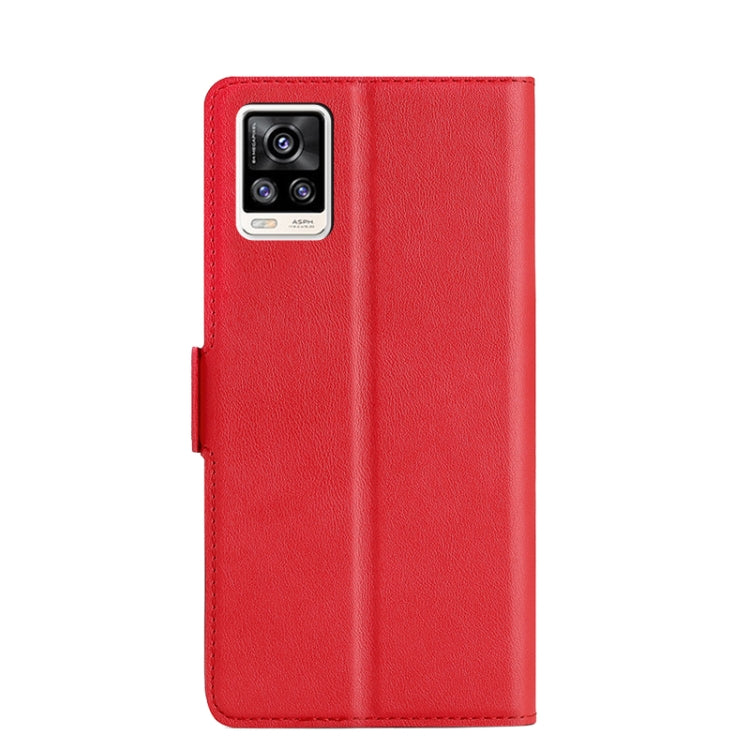 For vivo V20 Ultra-thin Voltage Side Buckle PU + TPU Leather Phone Case