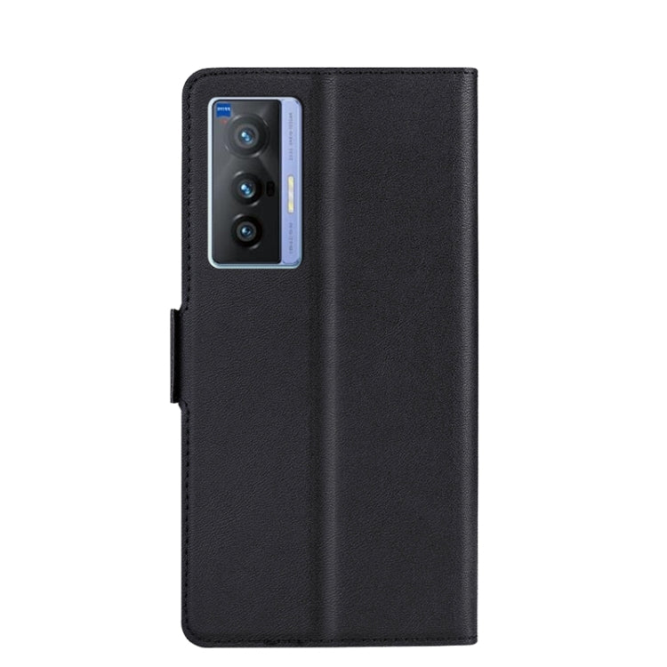 For vivo X70 Ultra-thin Voltage Side Buckle PU + TPU Leather Phone Case
