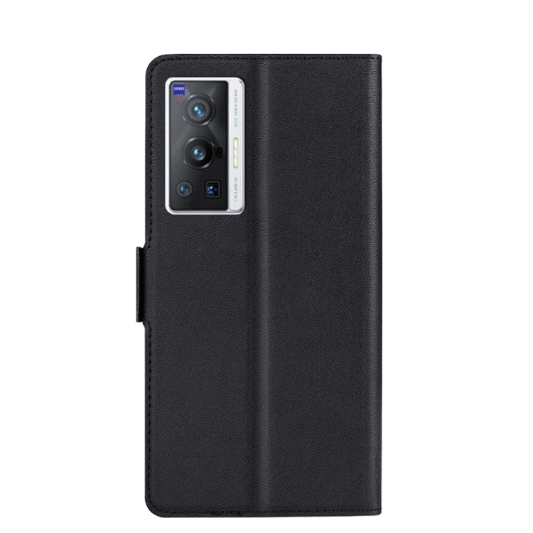 For vivo X70 Pro Ultra-thin Voltage Side Buckle PU + TPU Leather Phone Case
