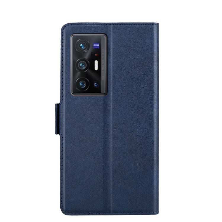 For vivo X70 Pro+ Ultra-thin Voltage Side Buckle PU + TPU Leather Phone Case