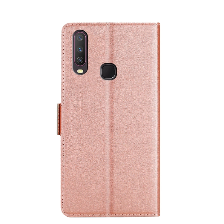 For vivo Y17 Ultra-thin Voltage Side Buckle PU + TPU Leather Phone Case