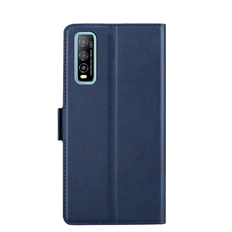 For vivo Y70s Ultra-thin Voltage Side Buckle PU + TPU Leather Phone Case
