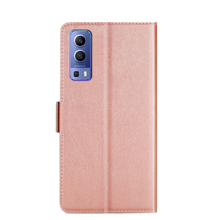 For vivo Y72 5G / iQOO Z3 5G Ultra-thin Voltage Side Buckle PU + TPU Leather Phone Case
