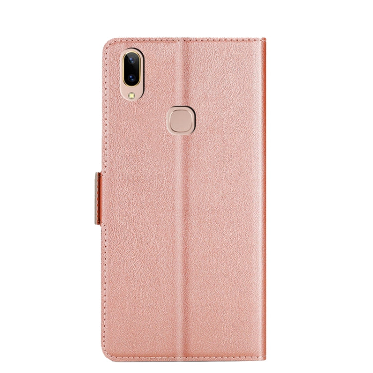For vivo Y85 Ultra-thin Voltage Side Buckle PU + TPU Leather Phone Case