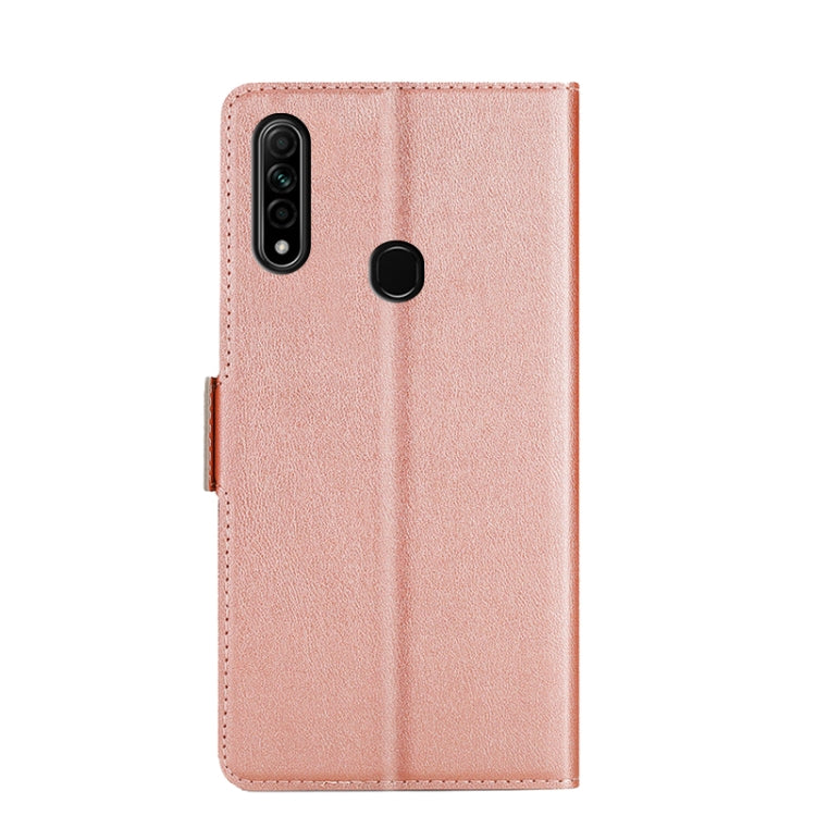 For OPPO A8 / A31 2020 Ultra-thin Voltage Side Buckle PU + TPU Leather Phone Case
